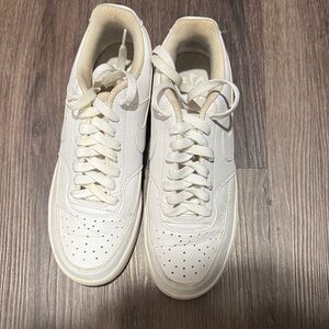 Nike Cream and White Sneakers